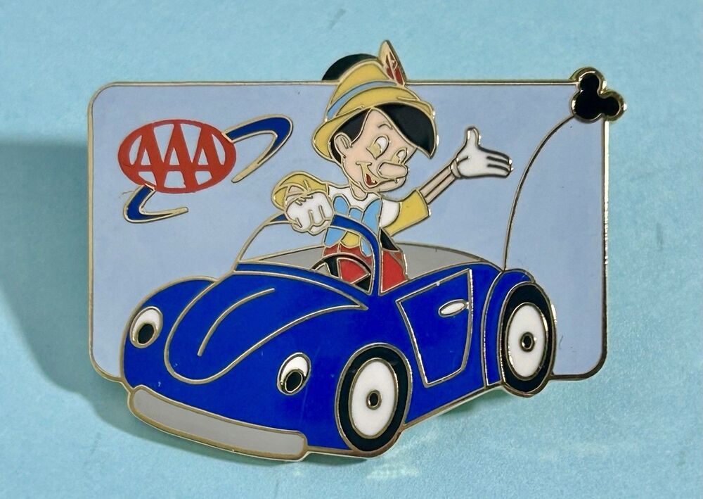 Disney AAA Travel Company 2003 Pinocchio Pin  Limited Edition  New